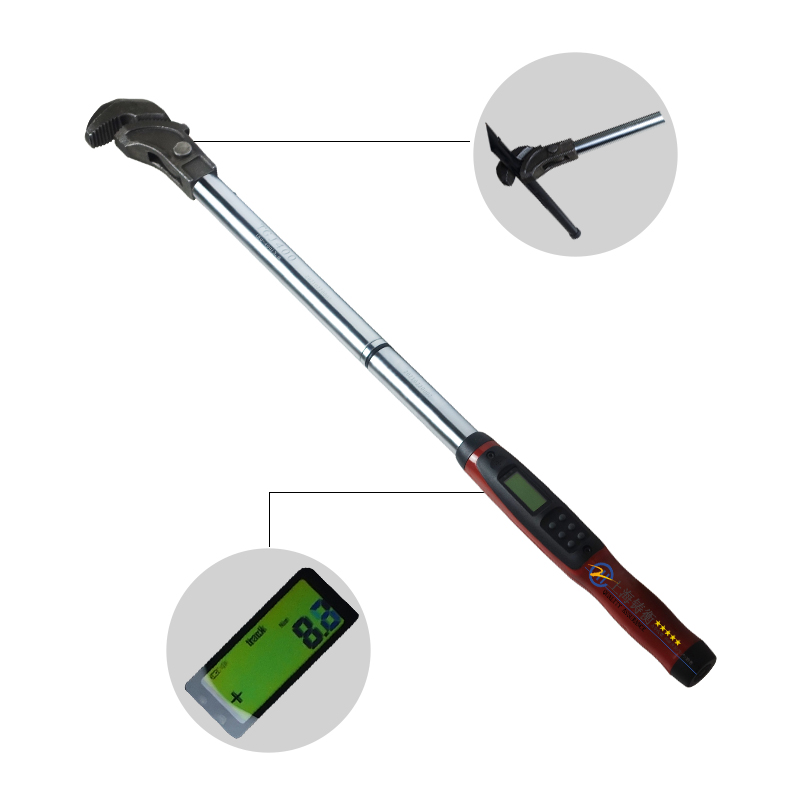數顯式定扭矩鋼筋測力緊固扳手